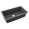 Elkay Quartz Classic 33" x 18-7/16" x 9-7/16" Single Bowl Undermount Sink Dusk Gray