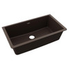 Elkay Quartz Classic 33" x 18-7/16" x 9-7/16" Single Bowl Undermount Sink Mocha