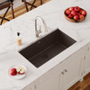 Elkay Quartz Classic 33" x 18-7/16" x 9-7/16" Single Bowl Undermount Sink Mocha
