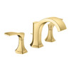 hansgrohe 04813250 Locarno Widespread Faucet 110 with pop-up drain, 1.2 GPM in Brushed Gold Optic