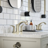 hansgrohe 04813820 Locarno Widespread Faucet 110 with pop-up drain, 1.2 GPM in Brushed Nickel