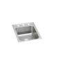 Elkay Lustertone Classic Stainless Steel 17" x 22" x 5-1/2", 0-Hole Single Bowl Drop-in ADA Sink