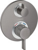 Hansgrohe 15758341 Ecostat S Thermostatic Trim with Volume Control and Diverter in Brushed Black Chrome