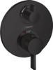 Hansgrohe 15758671 Ecostat S Thermostatic Trim with Volume Control and Diverter in Matte Black