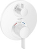 Hansgrohe 15758701 Ecostat S Thermostatic Trim with Volume Control and Diverter in Matte White