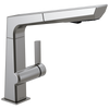 Delta Pivotal 4193-AR-DST Single Handle Pull-Out Kitchen Faucet in Arctic Stainless Finish