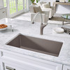 Blanco 441297: Precis Collection 32" Undermount Super Single Bowl Kitchen Sink - Truffle