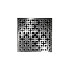 Infinity Drain 5" x 5" KD 5-3I PS Center Drain Kit: Polished Stainless
