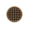 Infinity Drain 5" Round RQD 5-3A SB Center Drain Kit: Satin Bronze