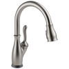 Delta Leland: VoiceIQ Single Handle Pull-Down Faucet with Touch2O Technology Spotshield Stainless