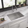 Elkay Crosstown 18 Gauge Stainless Steel 25-1/2" x 18-1/2" x 9" Single Bowl Undermount Sink & Faucet Kit with Drain