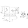 Elkay Dayton Stainless Steel 31-3/4" x 20-1/2" x 10" 60/40 Double Bowl Undermount Sink and Faucet Kit with Bottom Grid