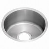 Elkay Lustertone Classic Stainless Steel 18-3/8" x 18-3/8" x 8", Single Bowl Undermount Sink Kit