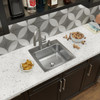 Elkay Lustertone Classic Stainless Steel 19-1/2" x 19" x 7-1/2" 2-Hole Single Bowl Drop-in Sink with Perfect Drain