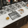 Elkay Lustertone Classic Stainless Steel 19-1/2" x 19" x 7-1/2", 1-Hole Single Bowl Drop-in Sink with Perfect Drain