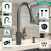 Hansgrohe 14877341 Talis S2 High Arc Kitchen Faucet, 2-Spray Pull-Down, 1.75 GPM in Brushed Black Chrome