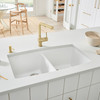 Blanco 440071 Performa Silgranit II Double Bowl - White Undermount Kitchen Sink