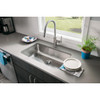 Elkay Lustertone Classic Stainless Steel 30-1/2" x 18-1/2" x 7-1/2" Single Bowl Undermount Sink
