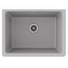 Elkay Quartz Classic 25" x 18-1/2" x 11-13/16" Undermount Laundry Sink with Perfect Drain Greystone