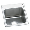 Elkay Lustertone Classic Stainless Steel 17" x 20" x 10-1/8", 0-Hole Single Bowl Drop-in Sink