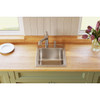 Elkay Lustertone Classic Stainless Steel 17" x 20" x 10-1/8", OS4-Hole Single Bowl Drop-in Sink
