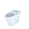 TOTO Aquia Iv Elongated Universal Height Skirted Toilet Bowl With Cefiontect, Cotton White - Ct446Cufgn#01