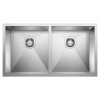 Blanco 443053: Quatrus R0 Equal Double Bowl Sink