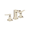 Hansgrohe 31330831 Metropol Classic Widespread Faucet 110 with Lever Handles and Pop-Up Drain, 1.2 GPM in Polished Nickel