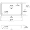 Elkay Lustertone Classic Stainless Steel, 30-1/2" x 18-1/2" x 4-7/8" Single Bowl Undermount ADA Sink