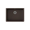Elkay Quartz Classic 25" x 18-1/2" x 5-1/2", Single Bowl Undermount ADA Sink with Perfect Drain, Mocha