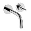 AXOR 38118821 Uno Wall Mounted Single Handle Faucet Brushed Nickel