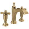 Delta Dorval 3557-CZMPU-DST Two Handle Widespread Bathroom Faucet in Champagne Bronze Finish