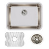 Elkay Lustertone Classic Stainless Steel 23-1/2" x 18-1/4" x 10" Single Bowl Undermount Sink Kit