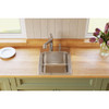 Elkay Lustertone Classic Stainless Steel 17" x 22" x 10-1/8" OS4-Hole Single Bowl Drop-in Sink with Perfect Drain