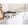 Hansgrohe 31441001 Metropol Classic 4-Hole Roman Tub Set Trim with Lever Handles and 1.8 GPM Handshower in Chrome