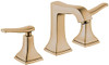 Hansgrohe 31330141 Metropol Classic Widespread Faucet 110 with Lever Handles and Pop-Up Drain, 1.2 GPM in Brushed Bronze