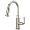 Brizo 63974LF-SS Rook Pull-Down Prep Faucet: Stainless