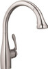 Hansgrohe 04066860 Allegro E Gourmet High Arc Kitchen Faucet, 2-Spray Pull-Down, 1.75 GPM in Steel Optic