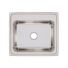 Elkay Lustertone Classic Stainless Steel 25" x 22" x 10-3/8", 0-Hole Single Bowl Drop-in Sink with Quick-clip