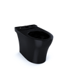 TOTO Aquia Iv Washlet+ Elongated Skirted Toilet Bowl, Ebony