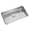 Elkay Lustertone Classic Stainless Steel, 30-1/2" x 18-1/2" x 7-1/2", Single Bowl Undermount Sink Kit w/Perfect Drain
