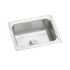 Elkay Lustertone Classic Stainless Steel 25" x 19-1/2" x 10-1/8", Single Bowl Drop-in Sink with Perfect Drain
