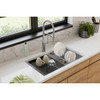 Elkay Crosstown 16 Gauge Workstation Stainless Steel, 31-1/2" x 18-1/2" x 9" Equal Double Bowl Sink Kit with Aqua Divide