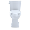 TOTO Promenade II Two-Piece Elongated 1.28 GPF Universal Height Toilet with CeFiONtect - Colonial White - CST404CEFG#11