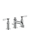 AXOR 16535821  Montreux Widespread Faucet with Lever Handles, Low Spout, 1.2 GPM Brushed Nickel