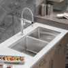 Blanco 443150: Quatrus R15 1-3/4 Bowl Sink