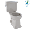 TOTO Promenade II Two-Piece Elongated 1.28 GPF Universal Height Toilet with CeFiONtect - Sedona Beige - CST404CEFG#12