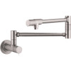 Hansgrohe 4057860 Talis S Pot Filler, Wall-Mounted in Steel Optic