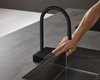 Hansgrohe 73837671 Aquno Select High Arc Kitchen Faucet, 3-Spray Pull-Down, 1.75 GPM in Matte Black