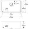 Elkay Lustertone Classic Stainless Steel 30-1/2" x 18-1/2" x 10" Single Bowl Undermount Sink Kit